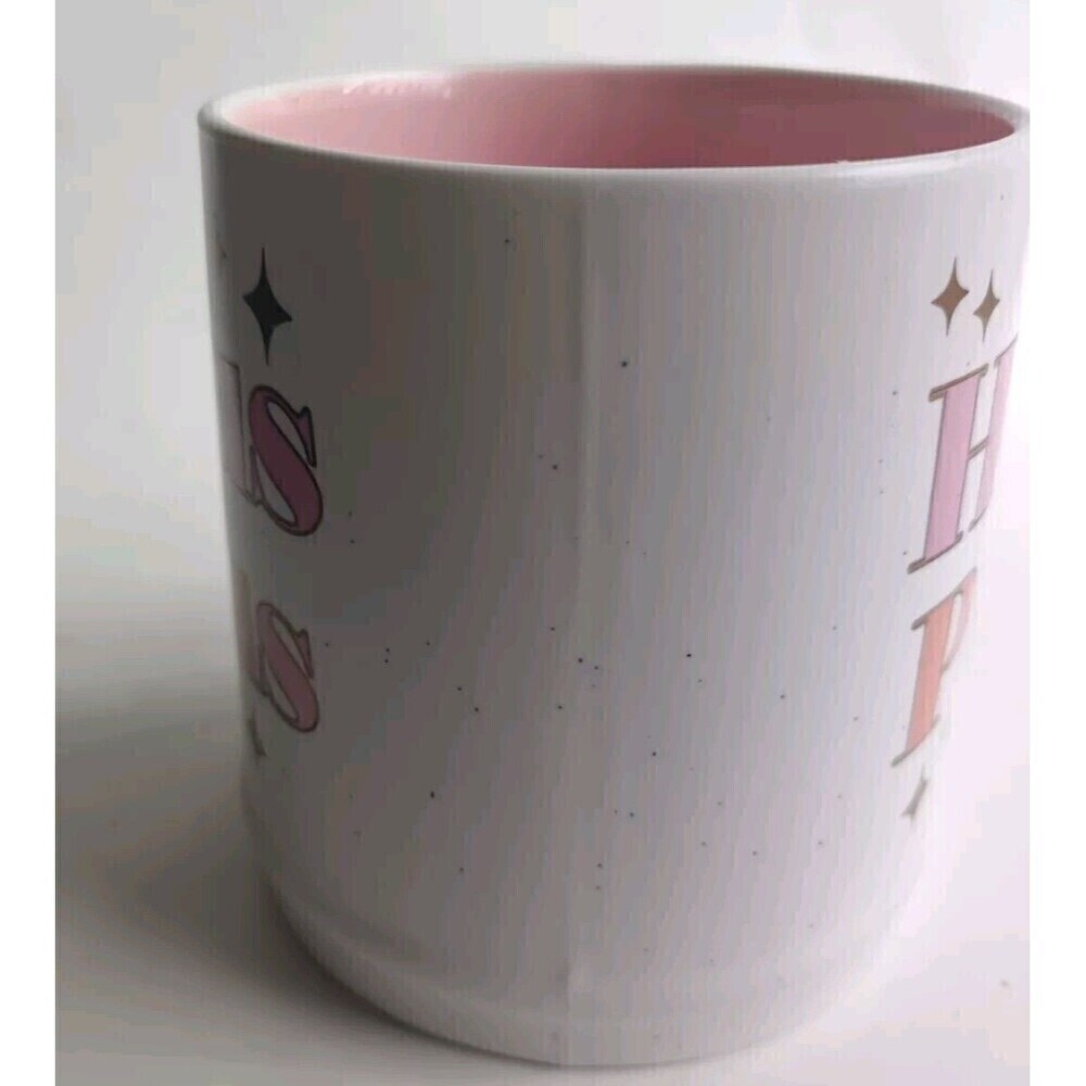Cobwebs And Cauldrons Mug Hocus Pocus Double Sided Large Coffee Mug Pink Inside - Picture 2 of 4